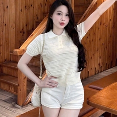 [A455] Áo len nữ Montoghi dệt kim THOÁNG KHÍ MÁT MẺ kiểu dáng thanh lịch xinh xắn - L2M (New)
