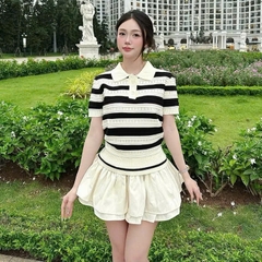 [A455] Áo len nữ Montoghi dệt kim THOÁNG KHÍ MÁT MẺ kiểu dáng thanh lịch xinh xắn - L2M (New)