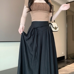 [Q103] Quần ống suông CHẤT ĐŨI LƯNG BO phối chun sau CÓ DÂY BUỘC xinh xắn dễ phối đồ - L2M (New)