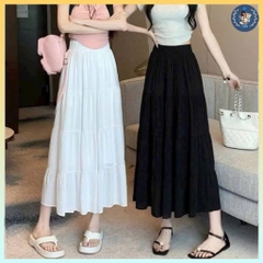 [Q102] Chân váy MAXI GHÉP 4 TẦNG đơn giản thanh lịch có lót trong dễ phối đồ - L2M (New)