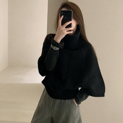 [A467] Áo len nữ Montoghi THU ĐÔNG TAY DƠI CỔ LỌ hoặc PHỐI BẸT VAI nhiều kiểu xinh xắn - L2M (New)