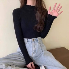 [A478] Áo len nữ Montoghi dệt kim Quảng Châu CỔ BÈO CAO TAY DÀI BÈO xinh xắn cá tính - L2M (New)