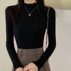 [A478] Áo len nữ Montoghi dệt kim Quảng Châu CỔ BÈO CAO TAY DÀI BÈO xinh xắn cá tính - L2M (New)