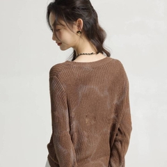 [A473] SET (2 ÁO) len LƯỚI nữ Montoghi dệt kim CHỮ NỐI DÀI kèm ÁO 3 LỖ cực hot sang chảnh - L2M (New)