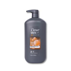 Dove Men 2 In 1 Shampoo & Cd Thick To Strong With Pump 31.0 Oz