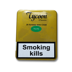 Tycoon Mini Cigar Tin Box 20's - Vanilla