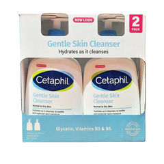 Cetaphil Gentle Skin Cleanser, Normal To Dry Skin, 20 fl oz, 2-Count