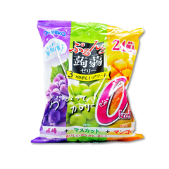 Orihiro Purunto Konjac Jelly Pouch, Zero Calories, Kyoho Grape + Muscat + Mango 432g