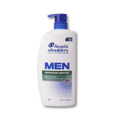 Head & Shoulders Mens Dandruff Shampoo Refreshing Menthol, 28.2 oz