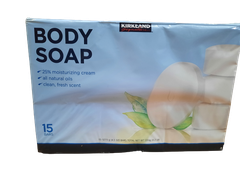 Xà bông tắm dưỡng ẩm Kirkland Signature Body Bar Soap ( lốc 15 cục)
