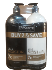 Bộ Dầu gội xả Tresemme dành cho tóc hư tổn  Tresemme Moistute Rich Shampoo  Conditioner 2/40oz