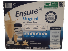 Sữa Ensure Original Nutrition Shake Vanilla 237ml chai ( thùng 30 chai ) của Mỹ