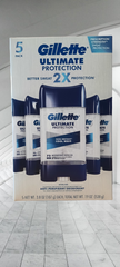 Lăn khử mùi Gillette Advanced Clear Gel Antiperspirant 5/3.8oz ( lốc 5 hai)