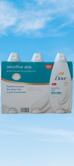 Sữa tắm dành cho da nhạy cảm Dove Sensitive Skin Bodywash 3/24oz ( lốc 3 chai)