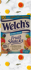Kẹo dẻo trái cây Welch's Fruit Snacks, Mixed Fruit, 90/0.8oz