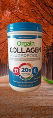 Bột thực phẩm bổ sung collagen Orgain Collagen Collagen + Superfoods Unflavored 1.6lbs