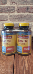 Dầu cá Nature Made Fish Oil 1200 mg., 2 x 200 Softgels