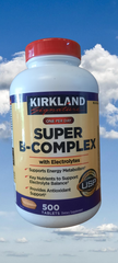 Viên uống Kirkland Signature Super B-Complex with Electrolytes, 500 Tablets