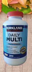 Viên uống bổ sung Kirkland Signature Daily Multi - Vitamins & Mineral, 500 Tablets