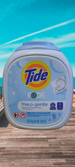 Viên giặt xả quần áo Tide Pods Free and Gentle for Sensitive Skin 152ct ( 152 Viên)