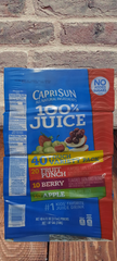Nước ép trái cây nguyên chất Capri Sun 100% Juice Blend, Variety Pack, 6 oz, 40 ct ( thùng 40 gói)