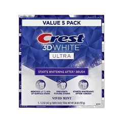 Crest 3D White Ultra Whitening Toothpaste, Vivid Mint 5/5.2oz