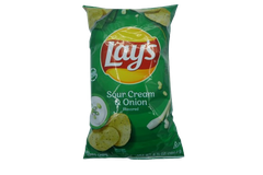 Bánh Snack Lay'S Potato Chips, Sour Cream & Onion 6.5Oz