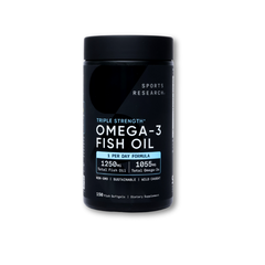    Sports Research Triple Strength Omega-3 Fish Oil, 150 Fish Softgels
