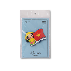NAM CHAM HIT TU LANH HINH CO GAI AO DAI HOA SEN