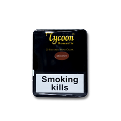 Tycoon Mini Cigar Tin Box 20's - Chocolate