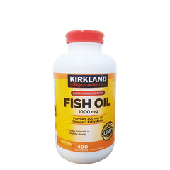 Kirkland Signature Fish Oil 1000 mg., 400 Softgels