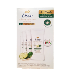 Dove Advanced Care Deodorant, 2.6 oz, 4-pack ( hộp 4 chai)