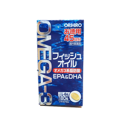 ORIHIRO Fish Oil Derived from Sardines With EPA and DHA 180 Capsules