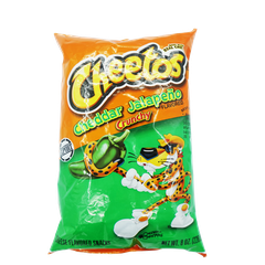 Cheetos Cheddar & Jalapeno,  Crunchy 8Oz