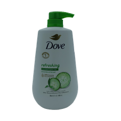 Dove Body Wash Cool Moisture With Pump 30.6 OZ