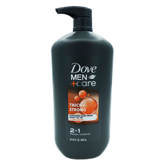 Dove Men 2 In 1 Shampoo & Cd Thick To Strong With Pump 31.0 Oz
