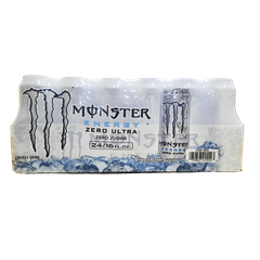 Monster Zero Ultra 24/16oz White Can