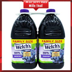 Nước Ép Nho Nguyên Chất  Welch's Grape Juice 2pk  2/64oz ( lốc 2 chai)