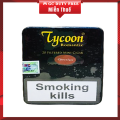 Tycoon Mini Cigar Tin Box 20's - Chocolate