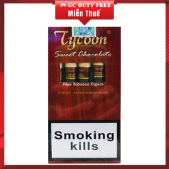 Tycoon Wood Tipped 5's - Sweet Chocolate