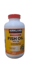 Dầu Cá Kirkland Signature Fish Oil 1000 mg., 400 Softgels