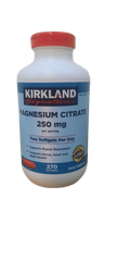 Viên uống bổ sung magie Kirkland Signature Magnesium Citrate 250mg, 270 Softgels