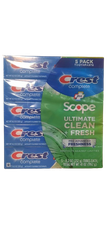 Kem đánh răng Crest Complete + Scope Advanced Active Foam Toothpaste, 8.2oz, 5-pack ( lố 5 tuýp)