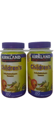 Kẹo Dẻo dành cho trẻ Kirkland Signature Children's Multivitamin, 2x160 Gummies (320 Viên)