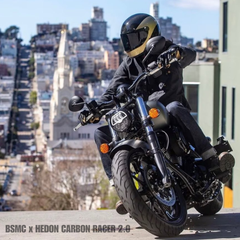 Nón Hedon Heroine x Bike Shed Club Racer - Carbon Edition 2.0