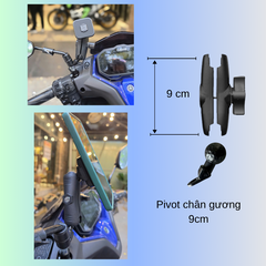 Pivot gắn chân gương cùng Ball Peak Design 1 inches