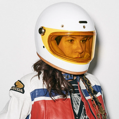 Nón Classic Hedon Heroine Racer Knight White 2.0 | Made To Order