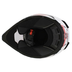 Nón LS2 MX702 Pioneer II Hill White Red