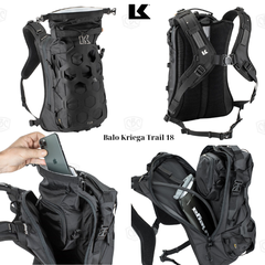 Balo Kriega Backpack Trail 18 - Lime