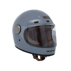 NÓN FULLFACE BULLDOG SHIBA - XÁM